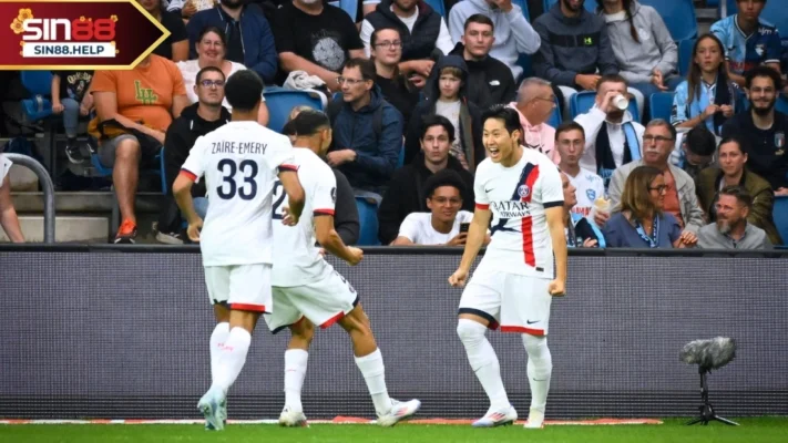 PSG chien thang PSG chiến thắng thuyết phục 4 - 1