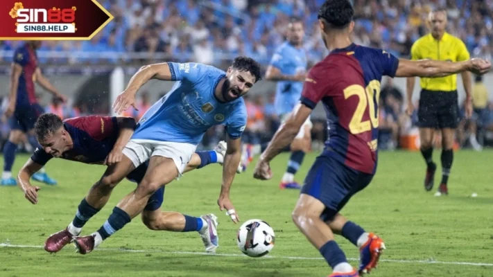 doi hinh man city vs barca Đội hình ra sân của 2 đội